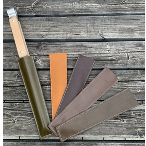 Outdoor <b>camping</b> and barbecue food clip leather sleeve, <b>kitchen</b> stainless steel barbecue clip storage sleeve and organizer bag. - Product Image 1
