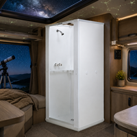Unité de douche et toilettes intégrée pour camping-car, en aluminium, modulaire, complète, pour camping-car