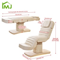 Meubles de salon de beauté de luxe, table de massage, lit électrique pour esthéticienne, lit pour extensions de cils