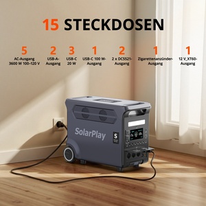Solarplay Wholesale Quiet 3600W <b>Solar</b> <b>Generator</b> 3840Wh Portable Power Station With UPS and Fast Charging for Outdoor High-Capaci - Product Image 6