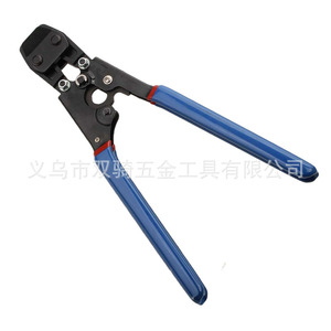 Ratchet Pex Pipe Clamping Pliers Blue Handle Metric Size Automotive Hose Clamp Tool - Product Image 4