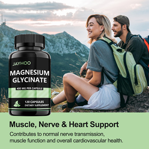 Suplemento de glicinato de magnesio para adultos 120 cápsulas veganas que apoyan el sistema nervioso mejora la calidad del sueño no para mujeres embarazadas - Product Image 4