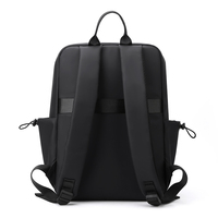 Sac d'école noir grande capacité pour étudiants hommes Business sac à dos étanche pour ordinateur portable