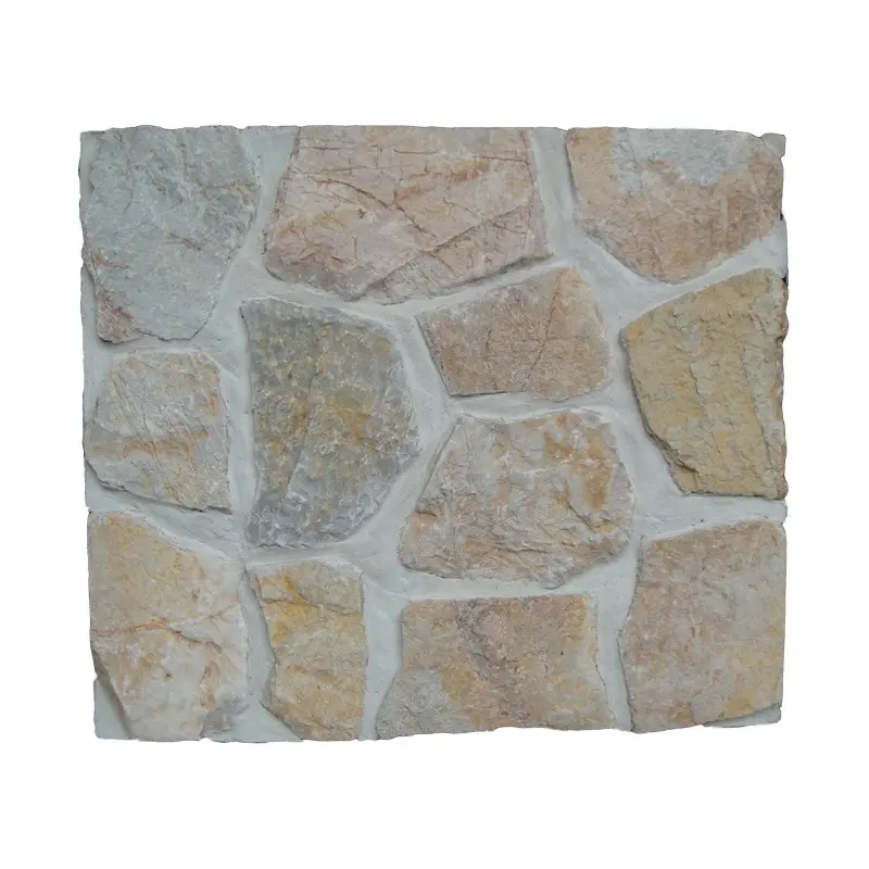 Rivestimento per esterni da parete decorativo con texture di pietra naturale