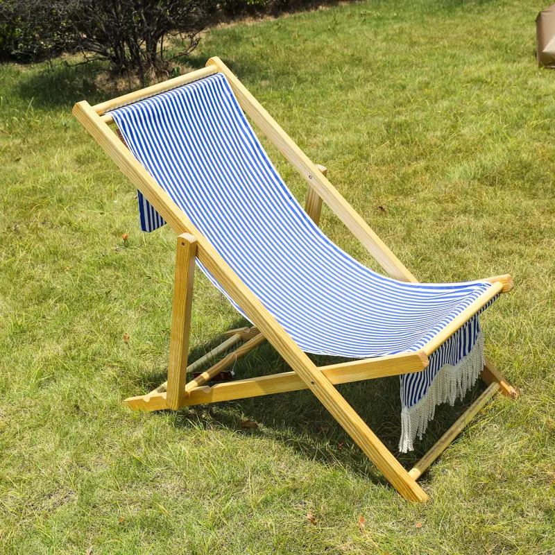 Folding wood Chairs outdoor folding lounger beach chair