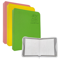 Classeur de cartes de jeu en cuir PU avec logo personnalisé, 4 pochettes, étanche, album pour cartes à collectionner, classeur pour photocartes Toploader