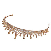 Top vente nouveaux bijoux de cheveux de mariée cristal diamant couronne de mariage argent fille diadèmes accessoires de cheveux de mariage