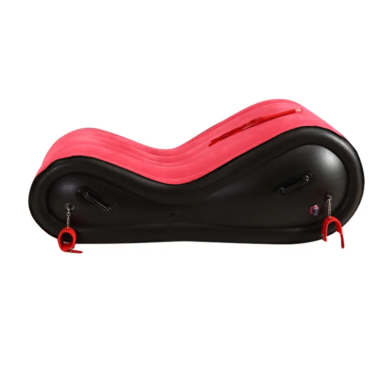 Chaise gonflable pliante pour sexe avec kits de bondage Chaise d'amour pour jeu de rôle Canapé souple Meubles sexuels multifonctionnels