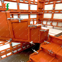 Coffrage modulaire réutilisable pour murs, dalles, escaliers en béton, moules pour béton à finition lisse