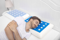 Bestseller Maßgefertigtes Gewebtes Memory-Schaum Luftstrom-Gel-Kissen Modernes Langlebiges Kühlgefühl Nackenschmerzen-Linderung Warmes Universum