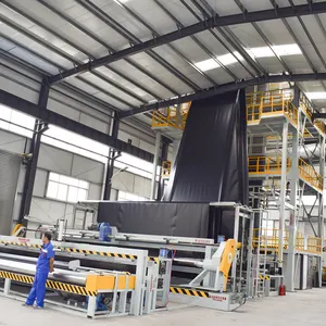 Extrusora de filme soprado de plástico geomembrana totalmente automática feita na China