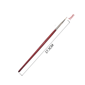 Pinceau professionnel pour nail art, dessin de fleurs et lignes, manucure, manche en plastique, fibres artificielles, liner de traçage 30g - Product Image 6