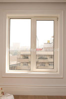 Feuille de verre trempé coulissant transparente incassable de taille personnalisée pour fenêtre de maison ou de bureau à cadre en PVC