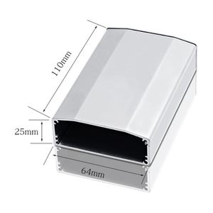 EBM CNC Machined IP54 Extruded 6063 Aluminum Alloy Car Light Switch Case Power Bank Enclosure OEM Custom <b>Metal</b> Junction <b>Box</b> - Product Image 1