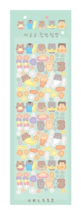 Pegatinas coreanas Ins con confeti de oso para diarios, pegatinas decorativas para álbum de recortes de Kpop y mascotas, bricolaje - Product Image 2