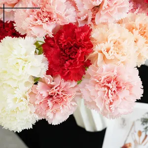 Hoa cẩm chướng Nhân Tạo Hoa cho ngày của Mẹ Món Quà mô phỏng Đơn Cẩm chướng bó hoa cao cấp hoa lụa cho trang trí nội thất