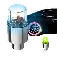 Auto-Reifen-LED-Leuchten Fahrrad-Ventilkappen-Beleuchtung Motorrad-Radlampe Blitzleuchten Grüne Straßen-MTB-Zubehörteile