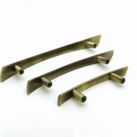 Poignées de meuble en Zamak massif, robustes, bronze antique, gravées, style vintage, pour tiroirs, quincaillerie de projet, vente en gros