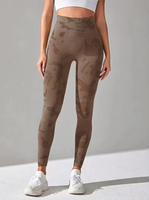 Dropshipping Leggings personnalisés en marbre Tie Dye Leggings sans couture Butt Scrunch Leggings Booty Tie Dye Collants doux Pantalons de yoga push up pour femmes