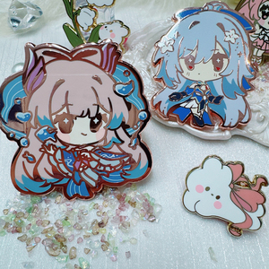 Bonito Hard Esmalte Pin Custom Badge Fabricante Cartoon Glitter UV Impresso Soft Lapel Pin Logotipo Personalizado Esmalte Pin Anime - Product Image 5