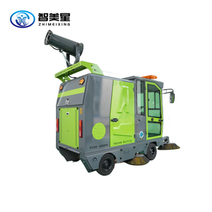 ZMX-S2500A <span class=keywords><strong>Aspirateur</strong></span> électrique vert Machine de nettoyage des sols pour l'extérieur Industrie Balayeuse de sols avec balais pour le nettoyage des voitures <span class=keywords><strong>et</strong></span> des camions - Product Image 2
