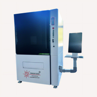 Machine de découpe laser fibre CNC 6060 de bureau, haute vitesse, refroidie par air, pour tôle, MDF, acrylique, contreplaqué, pierre, verre