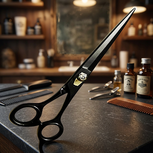 ASAP Curved <b>Blade</b> Right-Handed Dog Cat Grooming Scissors Set Stainless Steel Long Handle Hair Cutting Tools for Small Pets - Product Image 3