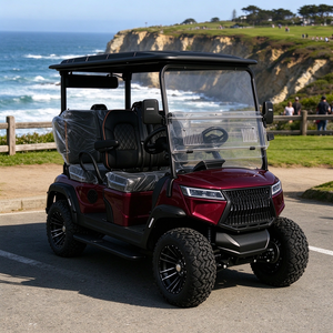 Carrito de Golf de Litio de 4 Plazas con Reproductor de Audio Bluetooth y Pantalla Grande para el Tiempo Libre - Product Image 1