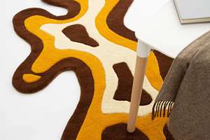 Alfombra Moderna Rectangular de Lana, Tejida a Mano, Lisa, Lavable, con Base Antideslizante de Látex, para Sala de Estar, Dormitorio, Habitación Infantil - Product Image 4