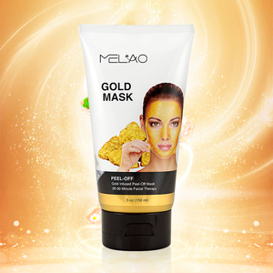 MELAO Maschera Peel-Off al <span class=keywords><strong>Collagene</strong></span> e Oro 24K Naturale e Biologica, Crema Viso Antirughe Idratante e Illuminante - Product Image 3