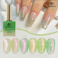 Vernis Gel Effet Œil de Chat OEM ODM Texture Ultra Fine UV LED Soak Off Sans Rétrécissement Longue Tenue Haute Couvrance Manucure