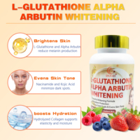 Comprimés blanchissants OEM les plus vendus à base de Gluta Alpha Arbutin, produits de beauté anti-âge certifiés HALAL, collagène antioxydant