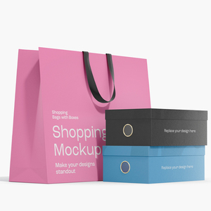 Bolsa de Compras de Lujo Personalizada con Cajas, Impresión Offset en Papel de Arte, Asas Planas Reciclables, Embalaje OEM ODM - Product Image 2