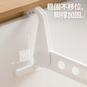 Perchero plegable para ropa, perchero de plástico portátil para viaje, organizador de pantalones y corbatas, uso interior, montado en la pared, grueso - Product Image 3