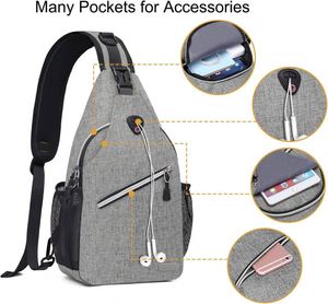 Échantillon Gratuit - Sac de Sport à Bandoulière Ajustable BSCI pour Pickleball, Raquette, Tennis, Padel - Sac Fourre-tout Personnalisé pour Raquette de Pickleball - Product Image 3