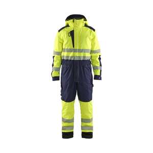 BLAKLADER - 672519773389L Hi-Vis <b>winter</b> <b>overall</b> Yellow/Navy blue - EAN 7330509853924 HI-VIS WORKWEAR - Product Image 1