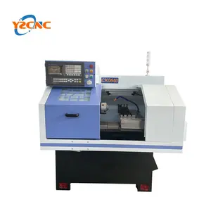 Máy Tiện Mini CNC CK0640 Cắt Kim Loại Với Thanh Nạp Máy Tiện CNC