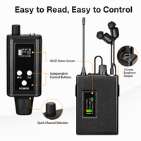 Système de monitoring intra-auriculaire sans fil portable EM-12R professionnel pour scène live, répétitions de groupe, studio à domicile