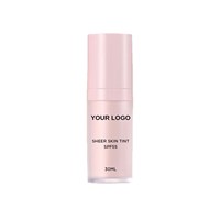 Vente en gros de crème hydratante protectrice SPF55 à étiquette privée, teint clair, fini mat, fond de teint liquide imperméable, maquillage