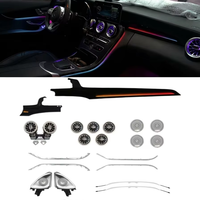 Nouveau panneau décoratif conducteur et copilote pour Mercedes Benz Classe C W205 GLC W253 2015-2021, éclairage d'ambiance intérieur LED pour voiture