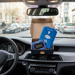 Reloj de Estacionamiento Digital Confiable, Disco Electrónico para Coche con Función de Ocultación con un Clic, Diseño Moderno de Plástico - Product Image 3