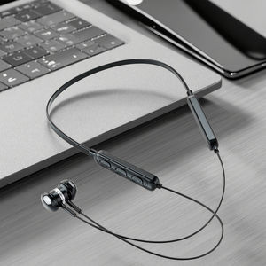 Großhandel Günstige TWS Nackenbügel-Kopfhörer Kabellos Digitale Anzeige IPX4 Wasserdicht BT 5.1 LED-Batterie Sport-Kopfhörer 1 Dollar - Product Image 5