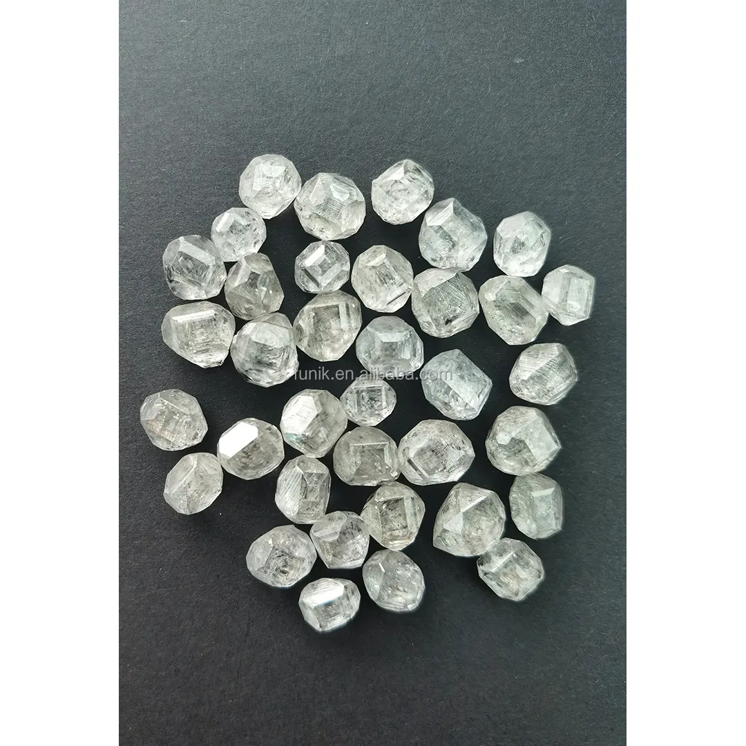 FUNIK1-10カラットホワイトHPHTラフダイヤモンド