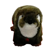 Jouet de loutre en peluche douce et mignonne de 14 pouces OEM/ODM de haute qualité de bonne conception personnalisé pour la promotion de Noël Vente en gros