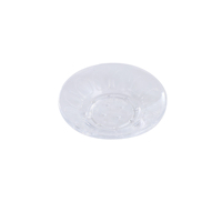 Série en plastique Hotel Essentials-Fournitures d'hôtel élégantes et durables Porte-savon rond Pot en coton-tige et support de télécommande TV