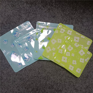 Sacs en plastique plats à fermeture éclair à trois côtés, de différentes formes, 10x10, 13x13, petits sacs mignons, mini sacs, sachets - Product Image 3