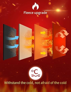 เสื้อคลุมคาร์ดิแกนผู้ชายไซส์ใหญ่ ผ้ากำมะหยี่หนานุ่มลายสก็อตวินเทจ มีฮู้ดและซิป - Product Image 4