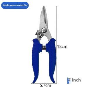 Ciseaux multifonctionnels en <span class=keywords><strong>acier</strong></span> inoxydable de qualité industrielle Sécateur de jardinage à bord lisse de 7 pouces Outils de jardinage pour le bricolage - Product Image 3