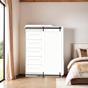 Gabinete de madera moderno de calidad superior Cofre de almacenamiento modular de 5 cajones para dormitorio Hoteles Habitaciones para niños Hogar Sala de estar-Diseño personalizado - Product Image 1