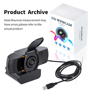 <span class=keywords><strong>Caméra</strong></span> Web Full HD 720P avec cache de confidentialité, mise au point manuelle, <span class=keywords><strong>caméra</strong></span> USB <span class=keywords><strong>pour</strong></span> <span class=keywords><strong>ordinateur</strong></span>, <span class=keywords><strong>pour</strong></span> diffusion en direct, Zoom, <span class=keywords><strong>Skype</strong></span> - Product Image 5